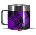 Skin Decal Wrap for Yeti Coffee Mug 14oz Purple Plaid - 14 oz CUP NOT INCLUDED by WraptorSkinz