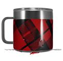 Skin Decal Wrap for Yeti Coffee Mug 14oz Red Plaid - 14 oz CUP NOT INCLUDED by WraptorSkinz