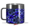Skin Decal Wrap for Yeti Coffee Mug 14oz Daisy Blue - 14 oz CUP NOT INCLUDED by WraptorSkinz