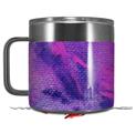 Skin Decal Wrap for Yeti Coffee Mug 14oz Painting Purple Splash - 14 oz CUP NOT INCLUDED by WraptorSkinz