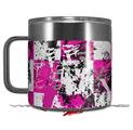 Skin Decal Wrap for Yeti Coffee Mug 14oz Pink Graffiti - 14 oz CUP NOT INCLUDED by WraptorSkinz