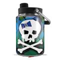 Skin Decal Wrap for Yeti Half Gallon Jug Rainbow Plaid Skull - JUG NOT INCLUDED by WraptorSkinz