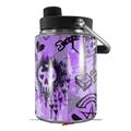 Skin Decal Wrap for Yeti Half Gallon Jug Scene Kid Sketches Purple - JUG NOT INCLUDED by WraptorSkinz