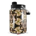 Skin Decal Wrap for Yeti Half Gallon Jug Leave Pattern 1 Brown - JUG NOT INCLUDED by WraptorSkinz