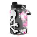 Skin Decal Wrap for Yeti Half Gallon Jug Girly Pink Bow Skull - JUG NOT INCLUDED by WraptorSkinz