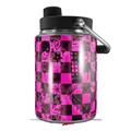 Skin Decal Wrap for Yeti Half Gallon Jug Pink Checkerboard Sketches - JUG NOT INCLUDED by WraptorSkinz