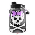 Skin Decal Wrap for Yeti Half Gallon Jug Purple Princess Skull - JUG NOT INCLUDED by WraptorSkinz