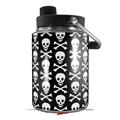 Skin Decal Wrap for Yeti Half Gallon Jug Skull and Crossbones Pattern - JUG NOT INCLUDED by WraptorSkinz