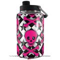 Skin Decal Wrap for Yeti 1 Gallon Jug Pink Skulls and Stars - JUG NOT INCLUDED by WraptorSkinz