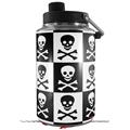Skin Decal Wrap for Yeti 1 Gallon Jug Skull Checkerboard - JUG NOT INCLUDED by WraptorSkinz