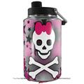Skin Decal Wrap for Yeti 1 Gallon Jug Princess Skull Heart Pink - JUG NOT INCLUDED by WraptorSkinz