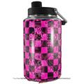 Skin Decal Wrap for Yeti 1 Gallon Jug Pink Checkerboard Sketches - JUG NOT INCLUDED by WraptorSkinz