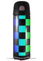Skin Decal Wrap for Thermos Funtainer 16oz Bottle Rainbow Checkerboard (BOTTLE NOT INCLUDED) by WraptorSkinz