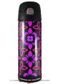 Skin Decal Wrap for Thermos Funtainer 16oz Bottle Pink Floral (BOTTLE NOT INCLUDED) by WraptorSkinz