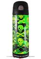 Skin Decal Wrap for Thermos Funtainer 16oz Bottle Skull Camouflage (BOTTLE NOT INCLUDED) by WraptorSkinz