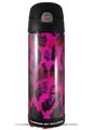 Skin Decal Wrap for Thermos Funtainer 16oz Bottle Pink Distressed Leopard (BOTTLE NOT INCLUDED) by WraptorSkinz