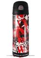 Skin Decal Wrap for Thermos Funtainer 16oz Bottle Red Graffiti (BOTTLE NOT INCLUDED) by WraptorSkinz