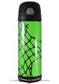 Skin Decal Wrap for Thermos Funtainer 16oz Bottle Ripped Fishnets Green (BOTTLE NOT INCLUDED) by WraptorSkinz