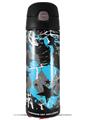 Skin Decal Wrap for Thermos Funtainer 16oz Bottle SceneKid Blue (BOTTLE NOT INCLUDED) by WraptorSkinz