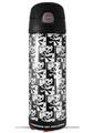 Skin Decal Wrap for Thermos Funtainer 16oz Bottle Skull Checker (BOTTLE NOT INCLUDED) by WraptorSkinz