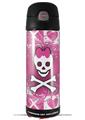 Skin Decal Wrap for Thermos Funtainer 16oz Bottle Princess Skull (BOTTLE NOT INCLUDED) by WraptorSkinz