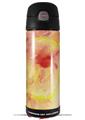 Skin Decal Wrap for Thermos Funtainer 16oz Bottle Painting Yellow Splash (BOTTLE NOT INCLUDED) by WraptorSkinz