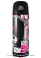 Skin Decal Wrap for Thermos Funtainer 16oz Bottle Scene Girl Skull (BOTTLE NOT INCLUDED) by WraptorSkinz