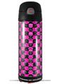 Skin Decal Wrap for Thermos Funtainer 16oz Bottle Skull and Crossbones Checkerboard (BOTTLE NOT INCLUDED) by WraptorSkinz