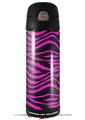 Skin Decal Wrap for Thermos Funtainer 16oz Bottle Pink Zebra (BOTTLE NOT INCLUDED) by WraptorSkinz