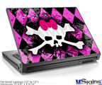 Laptop Skin (Small) - Pink Diamond Skull