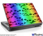 Laptop Skin (Small) - Rainbow Skull Collection