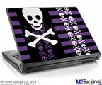 Laptop Skin (Small) - Skulls and Stripes 6