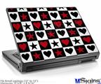 Laptop Skin (Small) - Hearts and Stars