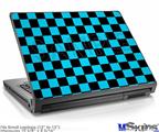 Laptop Skin (Small) - Checkers Blue