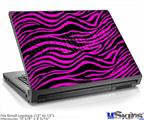 Laptop Skin (Small) - Pink Zebra