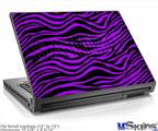 Laptop Skin (Small) - Purple Zebra