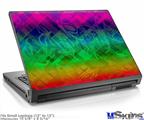 Laptop Skin (Small) - Rainbow Butterflies