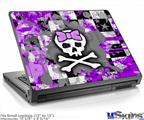 Laptop Skin (Small) - Purple Princess Skull
