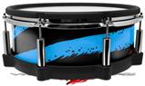 Skin Wrap works with Roland vDrum Shell PD-140DS Drum Zebra Blue (DRUM NOT INCLUDED)