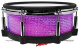 Skin Wrap works with Roland vDrum Shell PD-140DS Drum Painting Purple Splash (DRUM NOT INCLUDED)