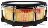 Skin Wrap works with Roland vDrum Shell PD-140DS Drum Painting Yellow Splash (DRUM NOT INCLUDED)