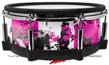 Skin Wrap works with Roland vDrum Shell PD-140DS Drum Pink Graffiti (DRUM NOT INCLUDED)