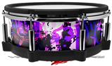 Skin Wrap works with Roland vDrum Shell PD-140DS Drum Purple Graffiti (DRUM NOT INCLUDED)