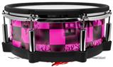 Skin Wrap works with Roland vDrum Shell PD-140DS Drum Pink Checkerboard Sketches (DRUM NOT INCLUDED)