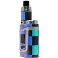 Skin Decal Wrap for Smok AL85 Alien Baby Rainbow Checkerboard VAPE NOT INCLUDED