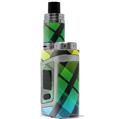 Skin Decal Wrap for Smok AL85 Alien Baby Rainbow Plaid VAPE NOT INCLUDED
