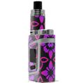 Skin Decal Wrap for Smok AL85 Alien Baby Pink Floral VAPE NOT INCLUDED