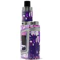Skin Decal Wrap for Smok AL85 Alien Baby Purple Checker Graffiti VAPE NOT INCLUDED