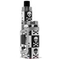 Skin Decal Wrap for Smok AL85 Alien Baby Skull Checkerboard VAPE NOT INCLUDED