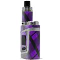Skin Decal Wrap for Smok AL85 Alien Baby Purple Plaid VAPE NOT INCLUDED